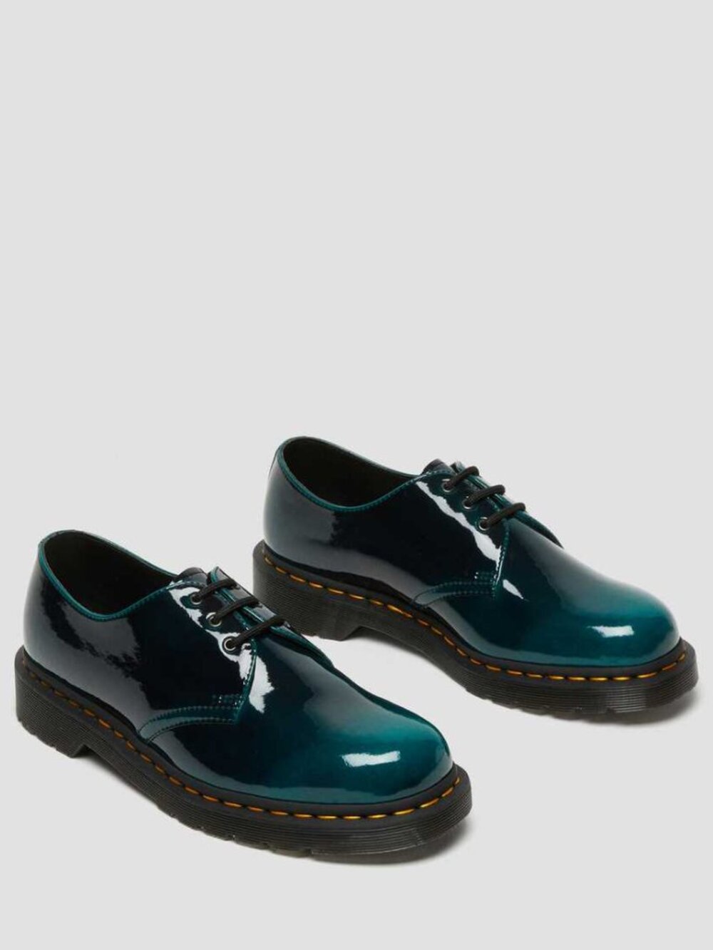 Vegan 1461 Gloss Oxford Shoes in Black | Dr. Martens - Picture 4 of 4